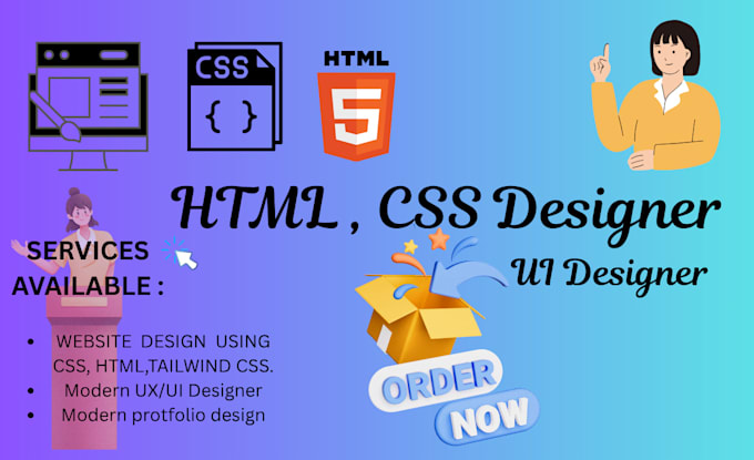 create a clean and modern website layout using HTML and CSS