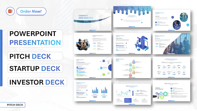 Design powerpoint presentation and pitch deck by Designer_waseem | Fiverr