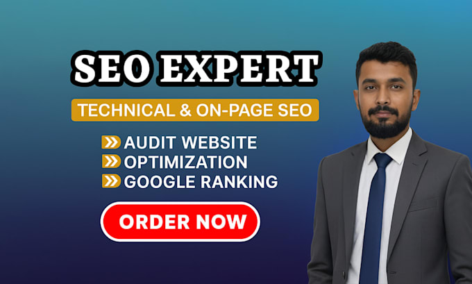 do on page and technical SEO, website audit, google search console fixing