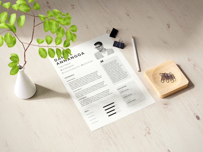 design a simple custom CV for you