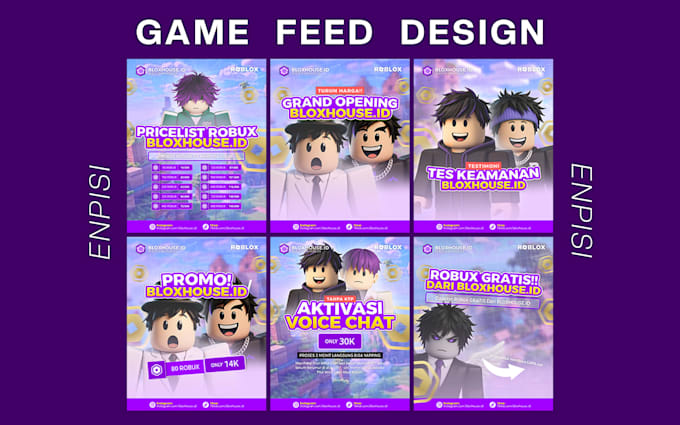design your game feed or your store gaming