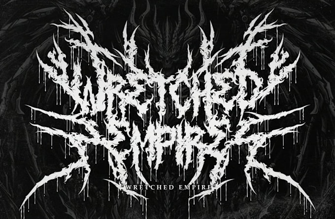 design a hardcore metal band logo for your project