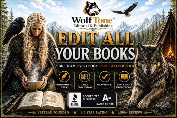 edit and refine your book or series