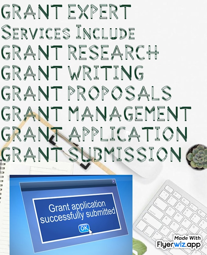 research grants write grant proposals and submit grant applications