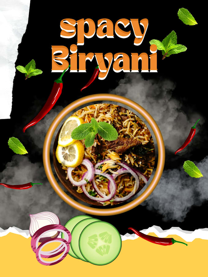 create food poster design using canva