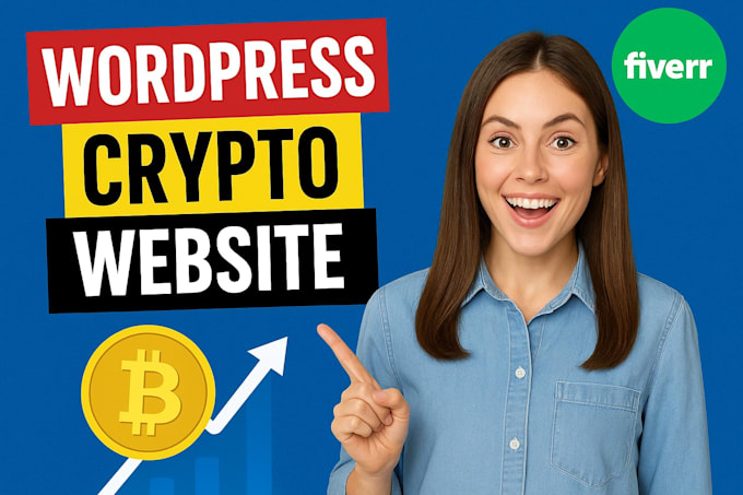 build a custom crypto website or wordpress site