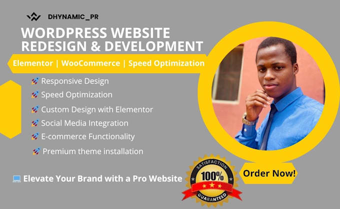 design a professional and responsive wordpress website