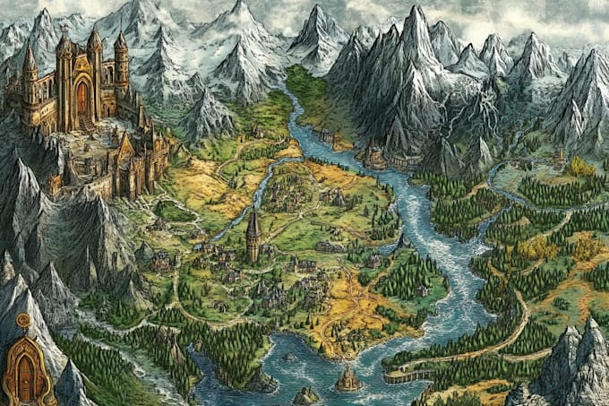 do you rpg fantasy map