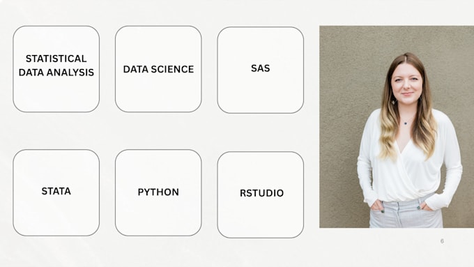 do data analysis with rstudio, r programming, sas, weka, jamovi,stata and python