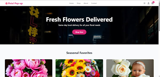 create a beautiful and fully functional ecommerce website