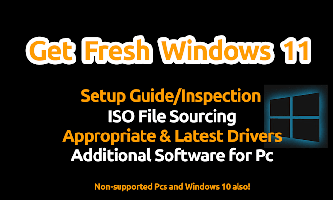 setup fresh windows 11