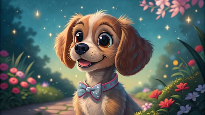 draw amazing disney pet portrait