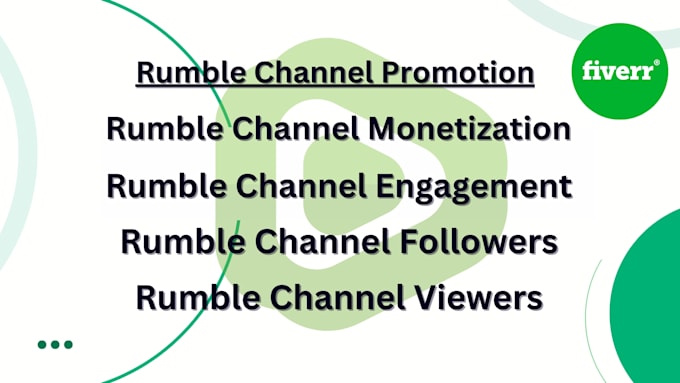 do rumble channel promotion, rumble video promotion, rumble channel monetization