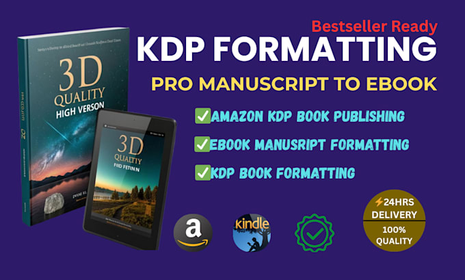 do amazon KDP book publishing, manuscript formatting ebook, KDP book formatting