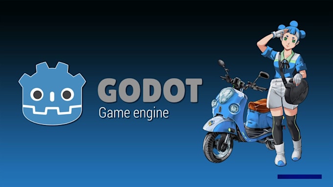 develop your 2d godot game or godot prototype for pc or mobile and web