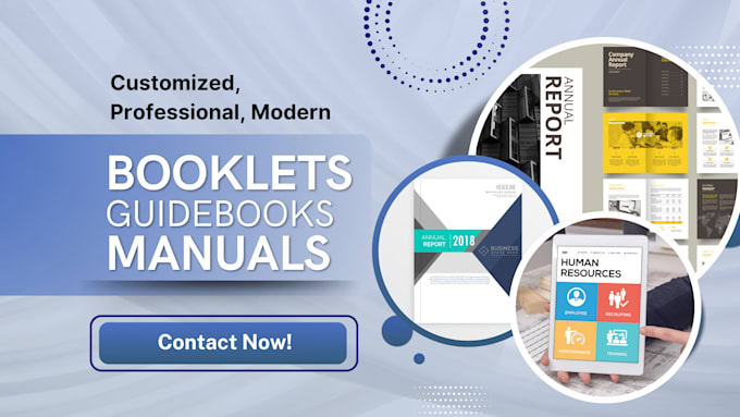 create branded manuals, guidebooks, and marketable booklets