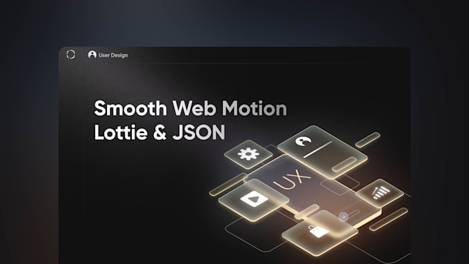 create lottie json animations from your vector designs