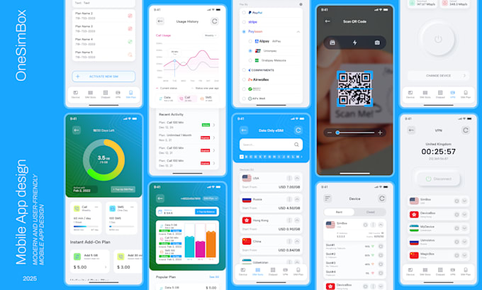 design mobile app UI UX