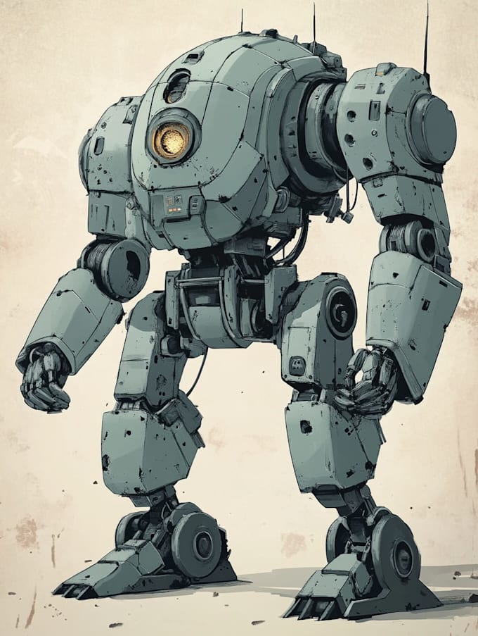 draw high quality robot,  concepts