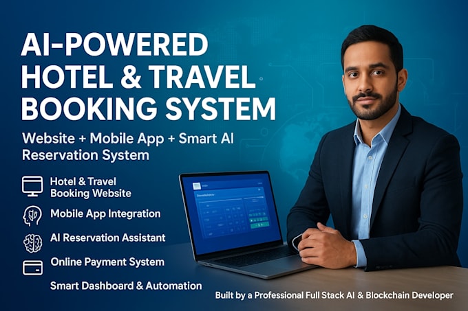 build ai travel app hotel booking website with smart reservations and itinerary