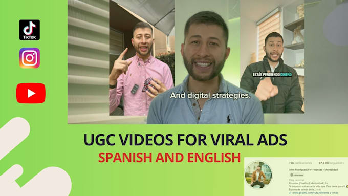 create ugc video  in spanish