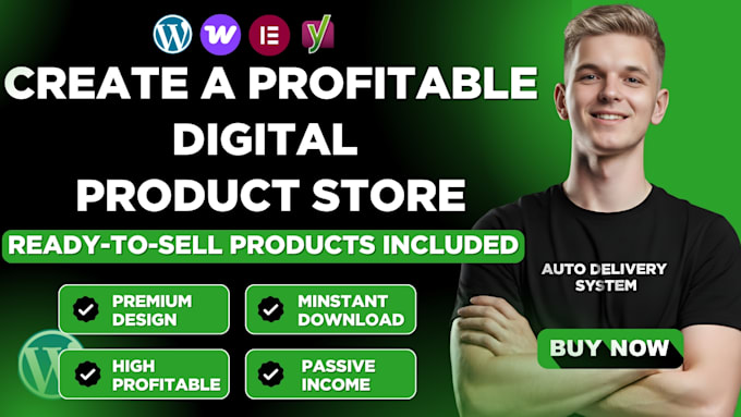 create profitable digital products store with digital products