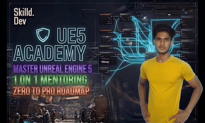 be your unreal engine 5 tutor and mentor for game development
