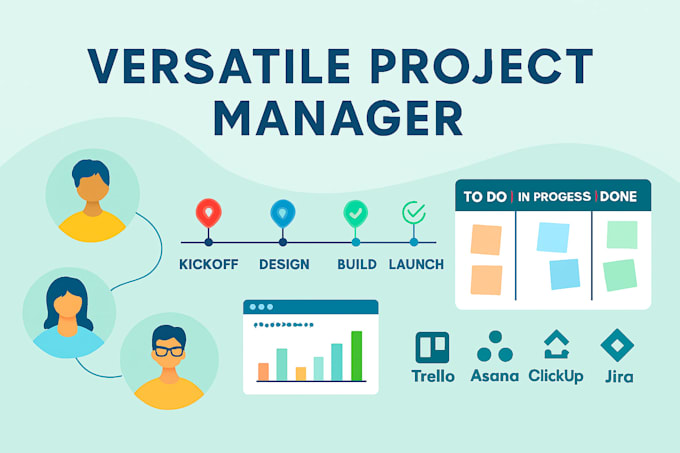 be your virtual project manager to plan, track, and deliver your project on time