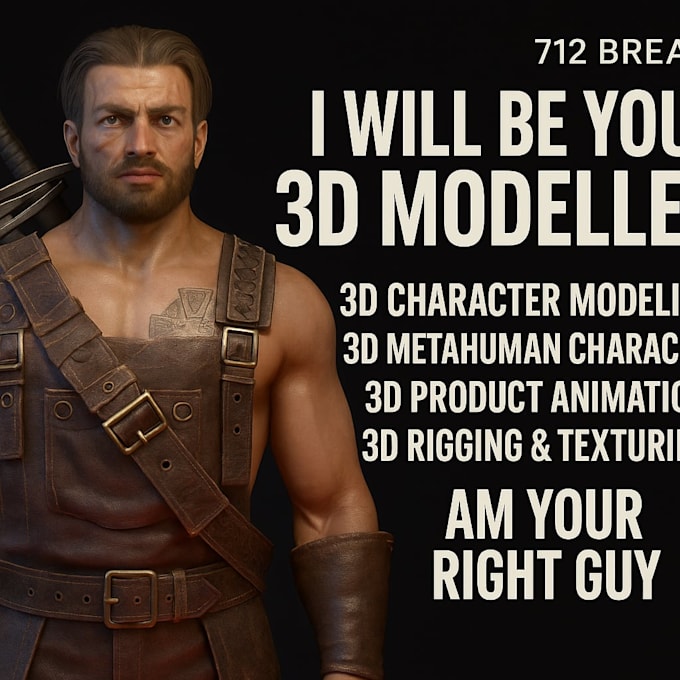 do 3d character modelling 3d realistic 3d animation