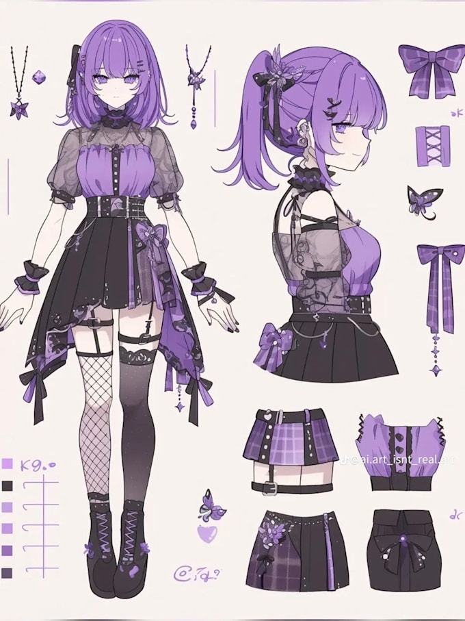 drawn character sheet, reference sheet for your character, furry reference sheet