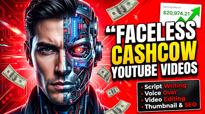 create top 10 cashcow video, shorts, reels and setup youtube automation channel