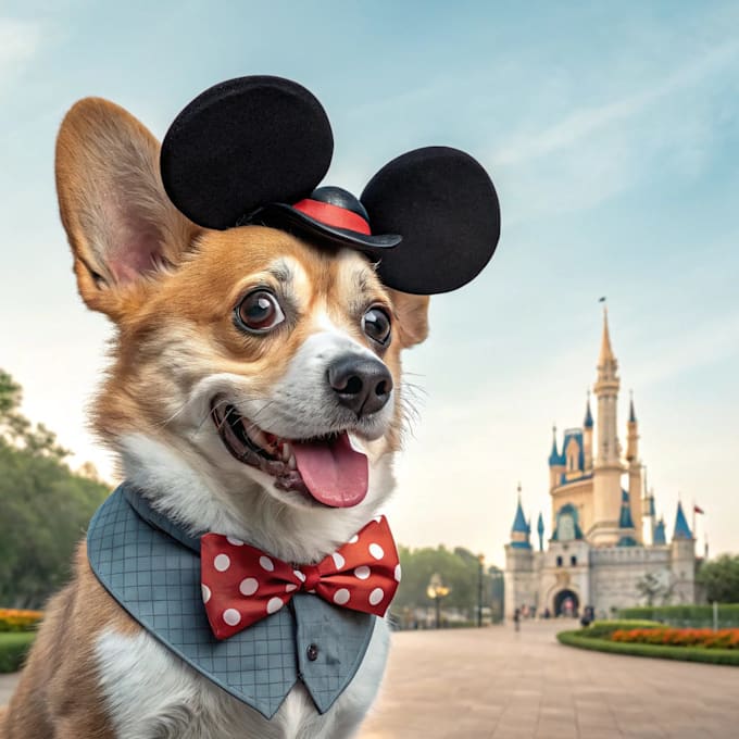 make a unique disney pet portrait