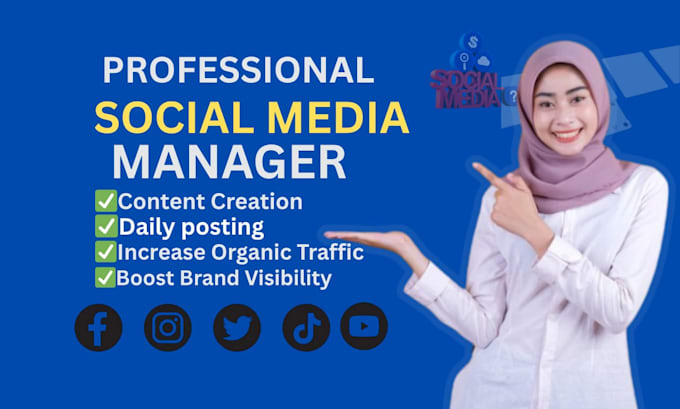 be your social media marketing manager and content creator