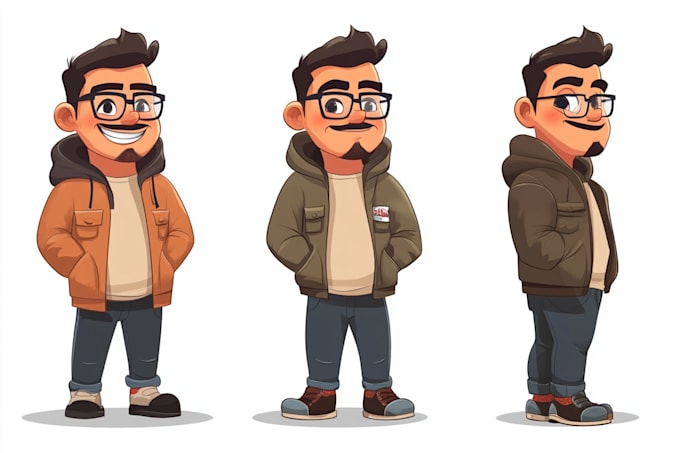 illustrate custom cartoon portrait and caricatures