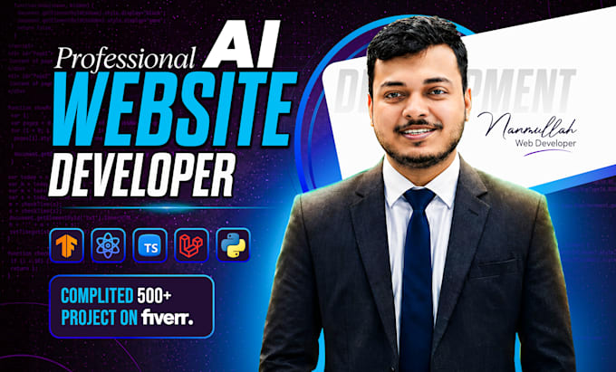 do ai website development ai chatbot full stack web developer frontend developer