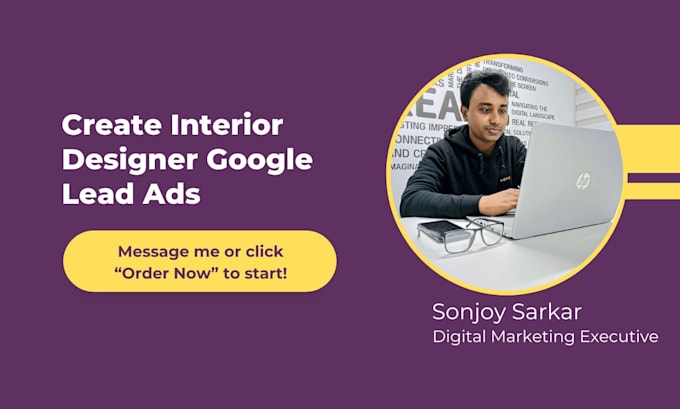 create interior designer google lead ads