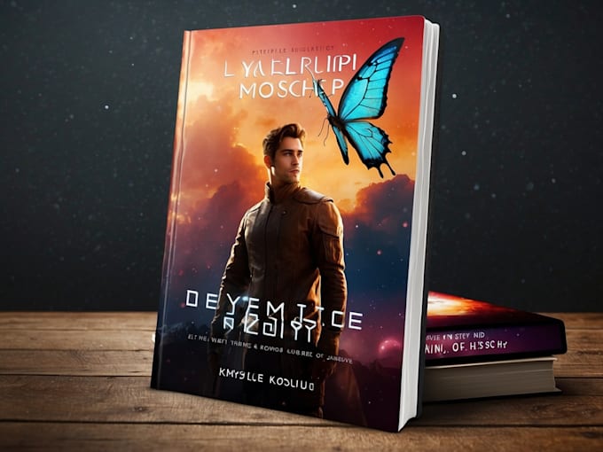 create eyecatching sci fi or romance book cover or ebook cover