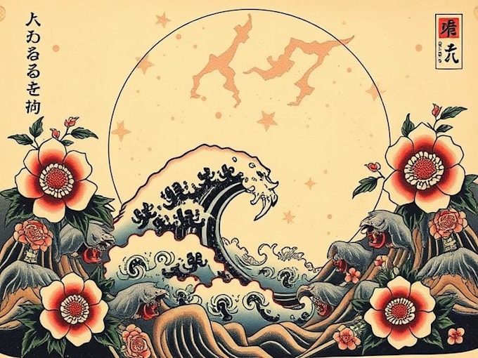 create your japanese custom tattoo design and illustration