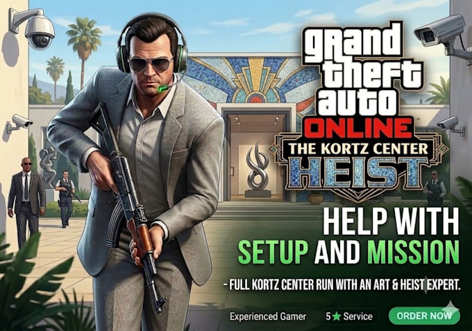 play gta v online heists with you new kortz center heist