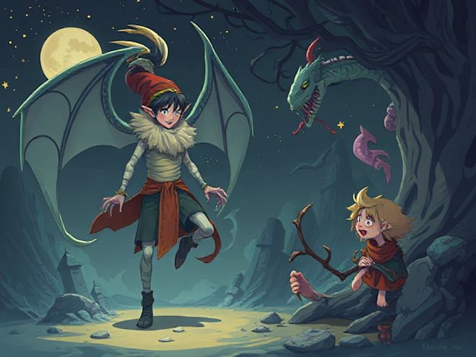 illustrate any art, characters and creatures