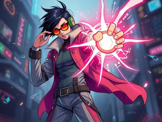 create cyberpunk character for you