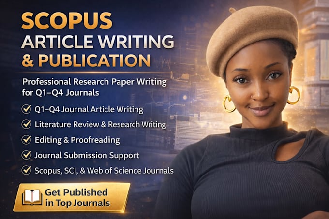 do scopus writing, q1 to q4 article writing, and publication