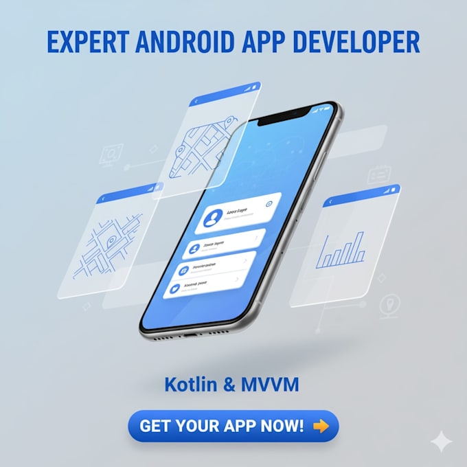 develop a modern android app in kotlin mvvm clean code