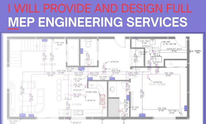 design complete mep designs as per USA standards