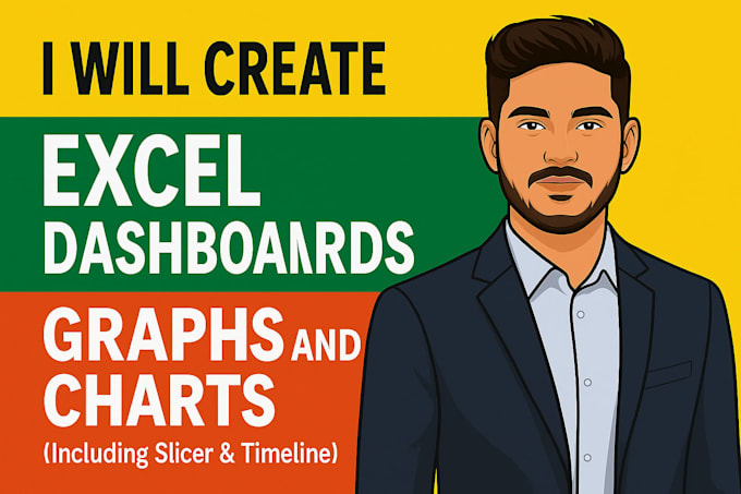 create excel dashboards, graphs, and charts