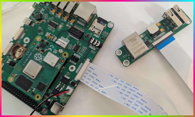 design pcb board for raspberry pi, compute cm4 cm5 module, io, carrier board