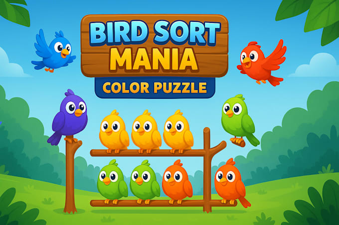 design and publish a color sort puzzle game