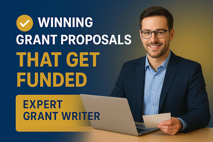 write or review a professional grant proposal or funding application