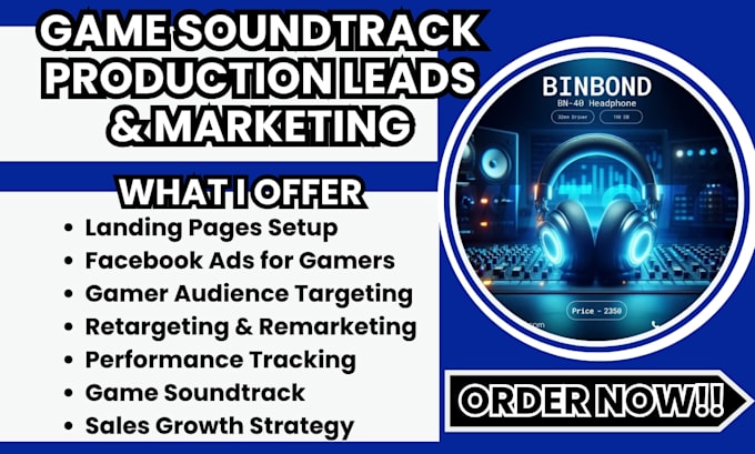 game soundtrack marketing video game music promotion music studio marketing