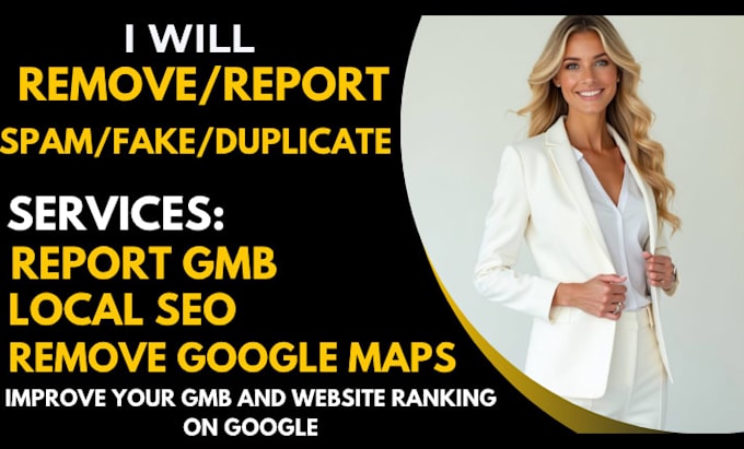 Report to remove gmb, spam gmb, fake gmb, google my business maps ...